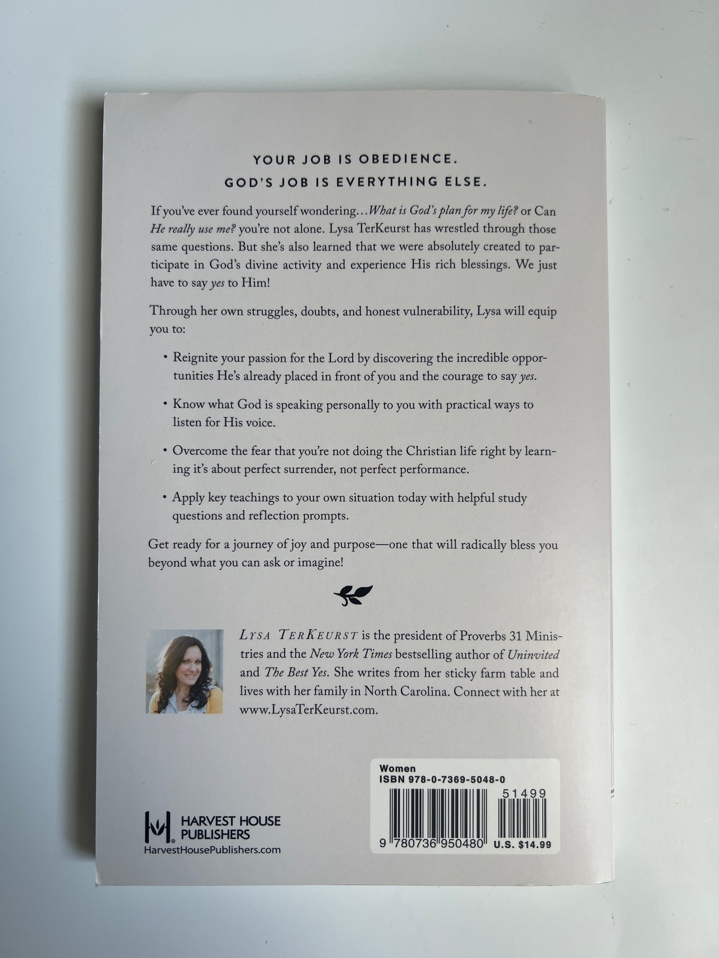 What Happens When Women Say Yes to God - Lysa Terkeurst