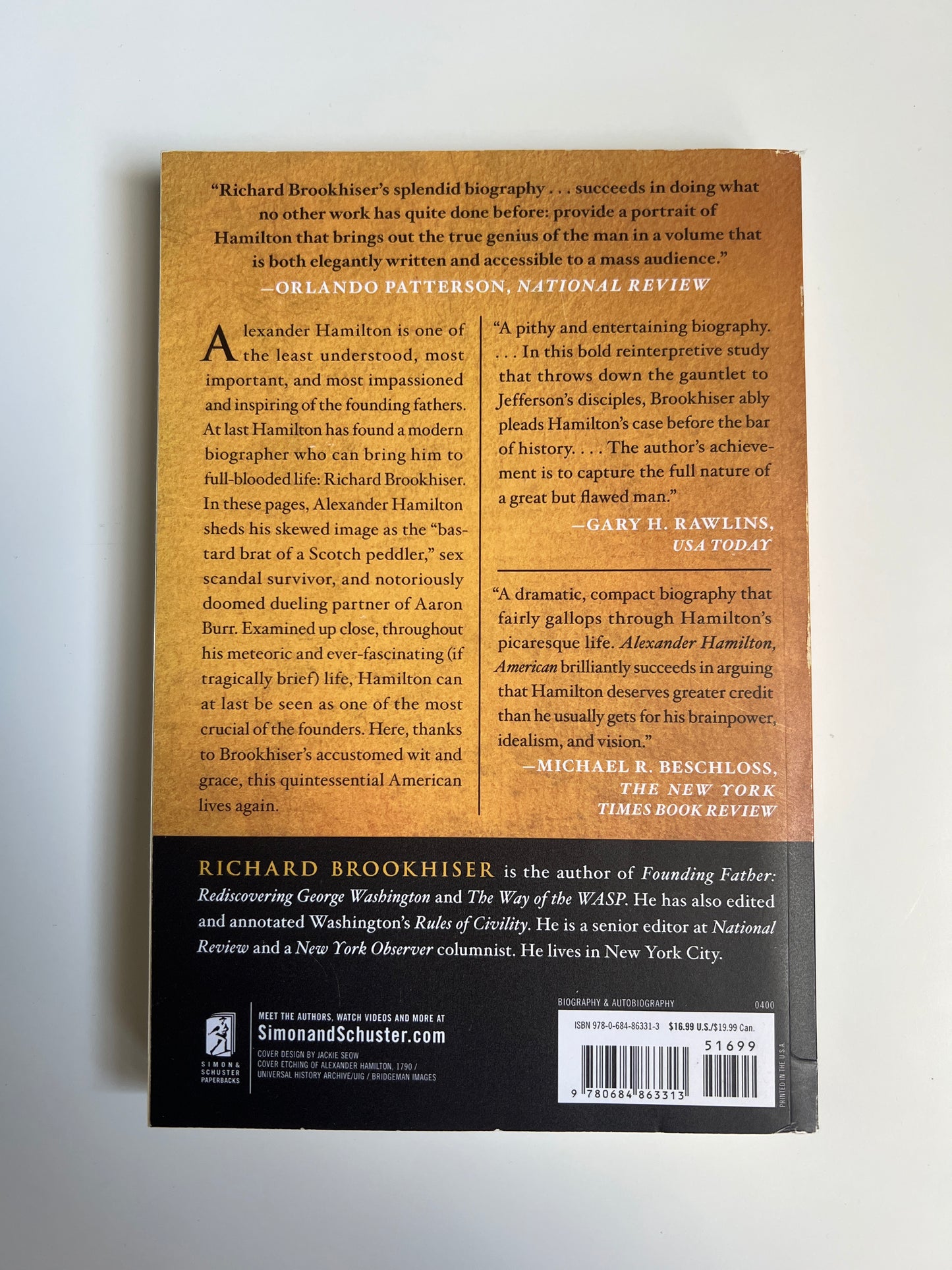 ALEXANDER HAMILTON, American - Richard Brookhiser