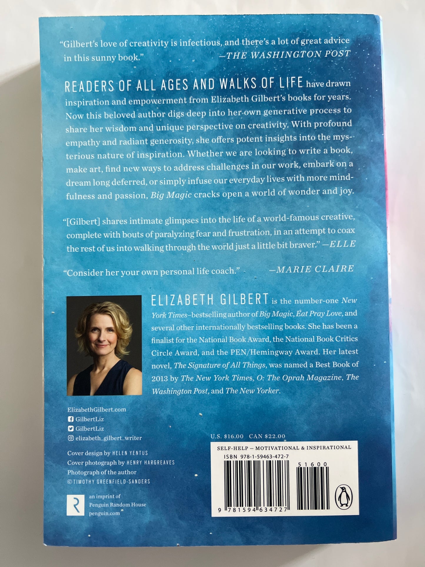 Big Magic - Elizabeth Gilbert