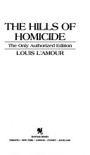 The Hills of Homicide: Stories - Louis L'Amour