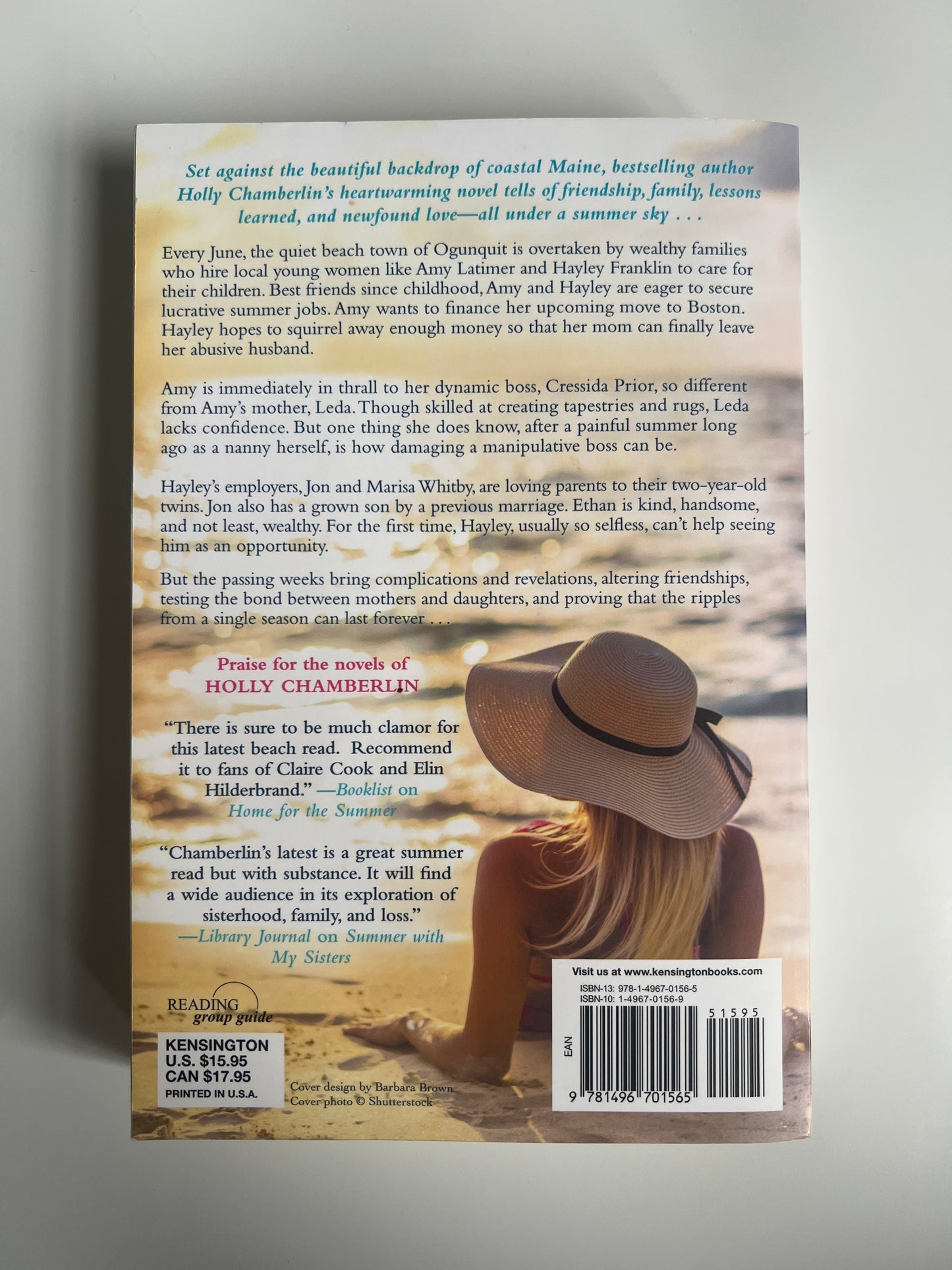 The Summer Nanny - Holly Chamberlin