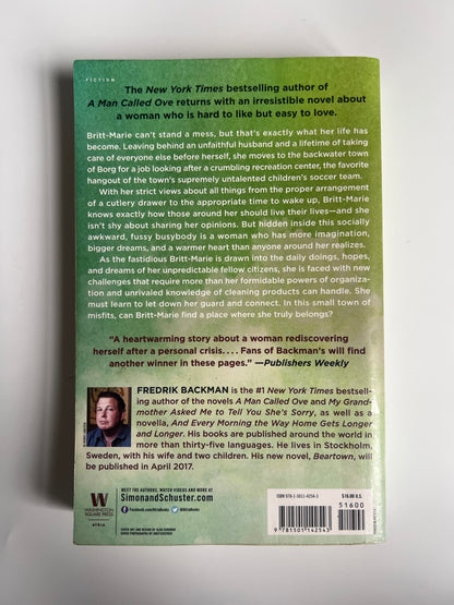 Britt-Marie Was Here: A Novel - Fredrik Backman