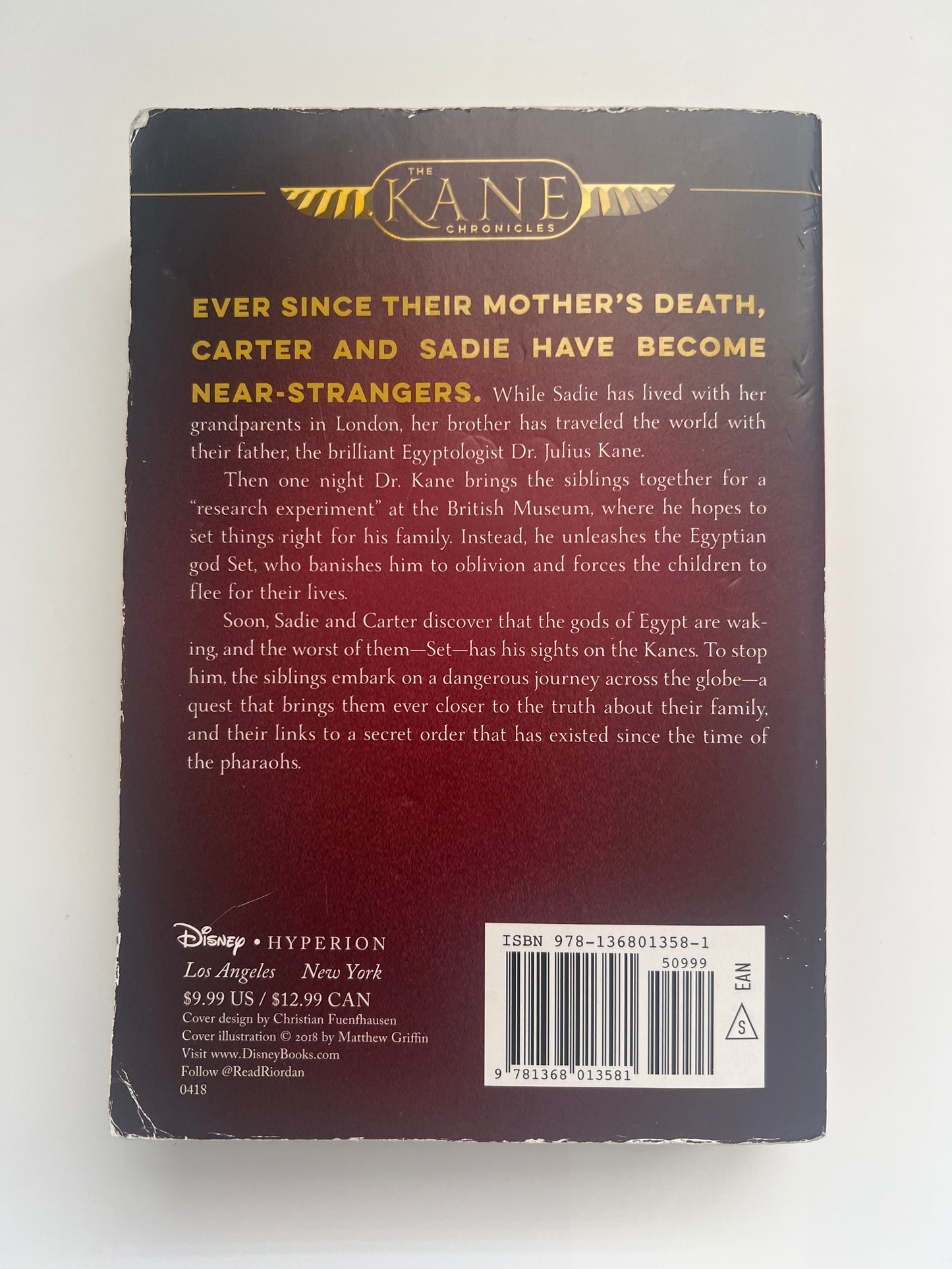 The Kane Chronicles: The Red Pyramid - Rick Riordan