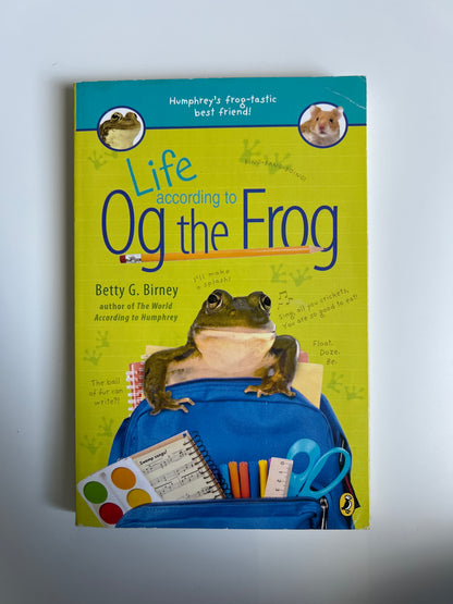 Life According to Og the Frog - Betty G. Birney