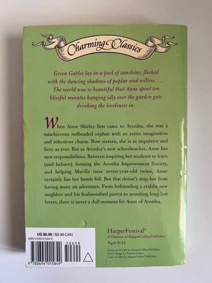Anne of Avonlea Book and Charm - L. M. Montgomery