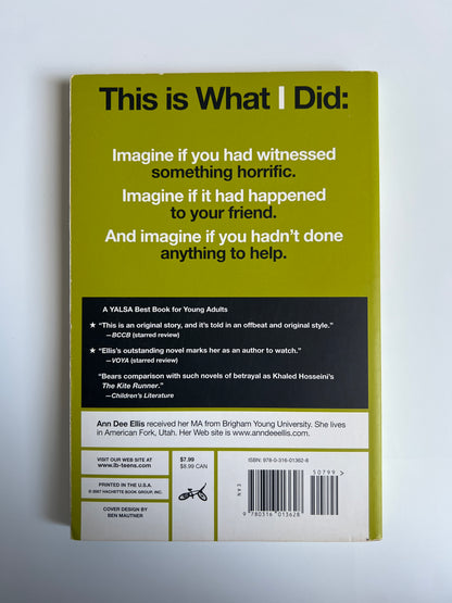 This is What I Did: - Ann Dee Ellis